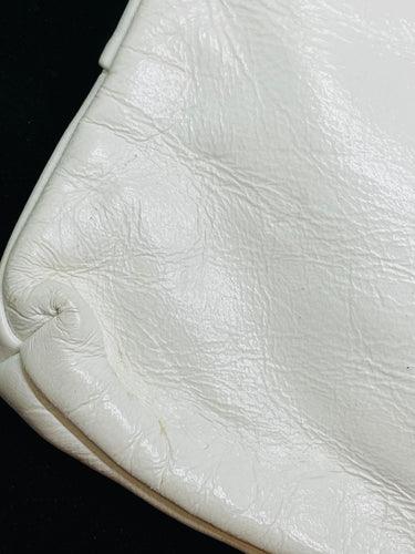 1980’s Ande' White Leather Purse